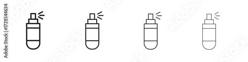 Spray icon outline trend modern simple versions
