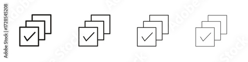 Select all icon outline trend modern simple versions