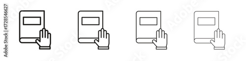 Pledge icon outline trend modern simple versions
