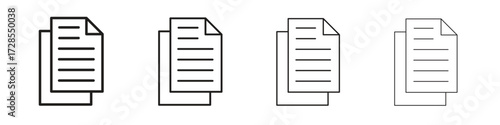 Files icon outline trend modern simple versions