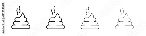 Dung icon outline trend modern simple versions