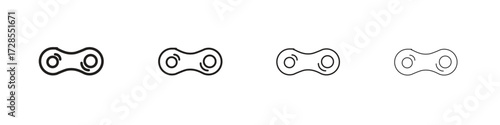 Cell division icon outline trend modern simple versions