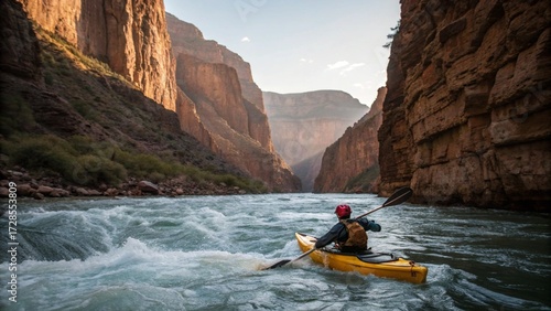 Extreme outdoor adventure in wild nature.