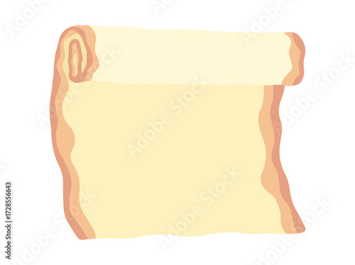 Roll Paper Shape Background Illustration

