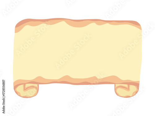 Vintage Paper Roll Background Illustration
