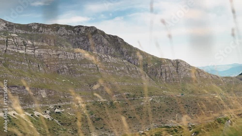 Stunning landscape of Sedlo Mountain Pass, Montenegro