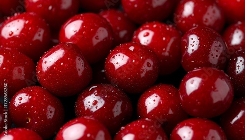 Wallpaper Mural Close-up view of many fresh cherries (1) Torontodigital.ca