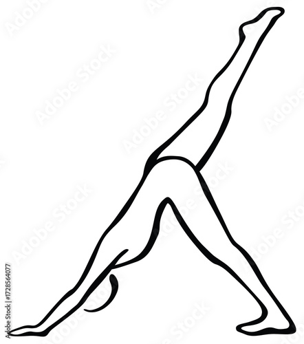 PILATES, YOGA POSE, STRETCH, EXERCISE-vector, illustration, PNG