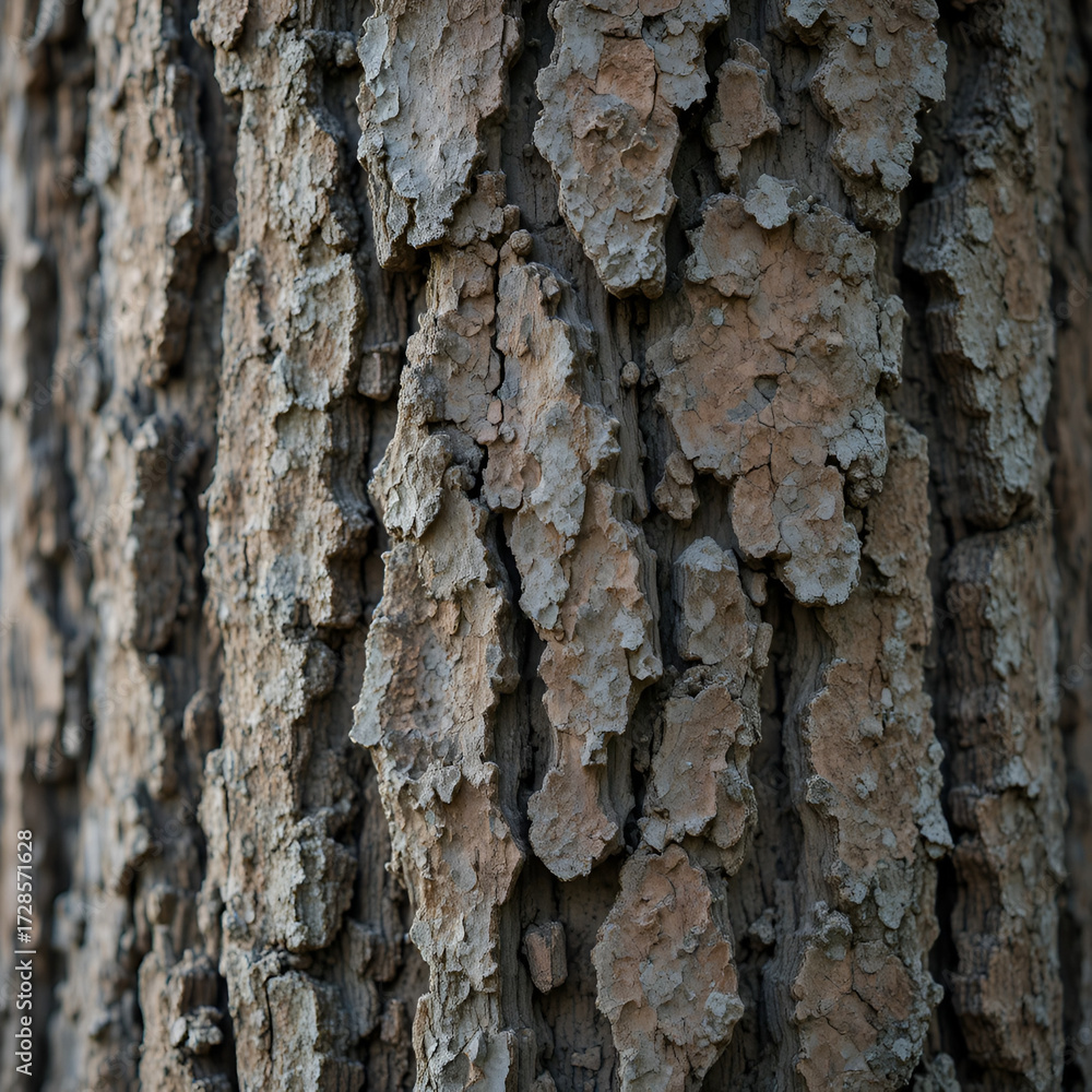 Fototapeta premium Pinus Pinaster Tree Bark texture. Close up. Copy space.