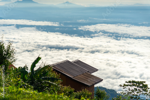 Morning Sea of Mist over the Mountains
