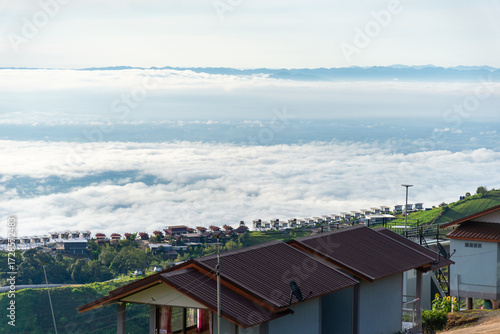 Morning Sea of Mist over the Mountains