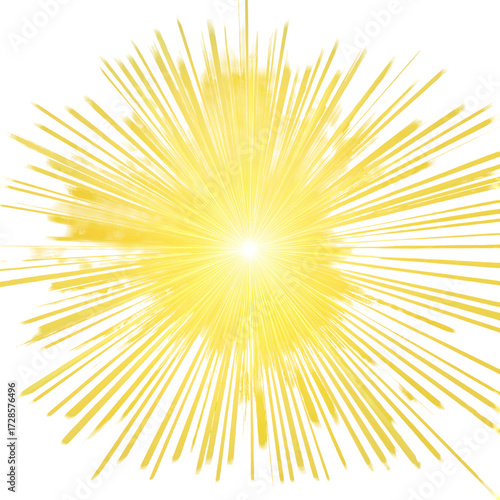 Radiating golden burst (1)