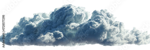 Massive fluffy cumulus cloud
