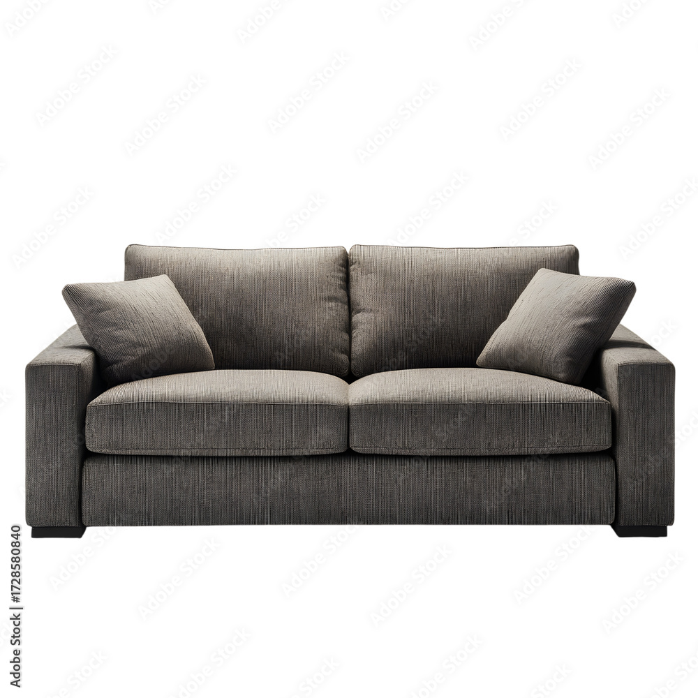 Obraz premium Modern Fabric Couch with Pillows