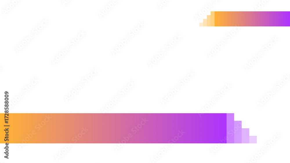 Obraz premium テロップデザイン：グラデーションB