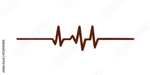 An EKG graph on a medical monitor displays a pulsing heartbeat rate
