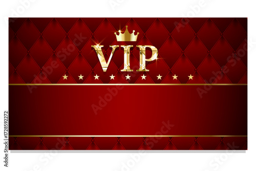 VIP Invitation. Premium VIP card. Luxury template design. Vector illustration.
