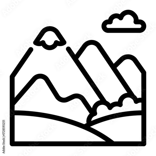 This Andes icon is suitable for the Argentine culture, etc.