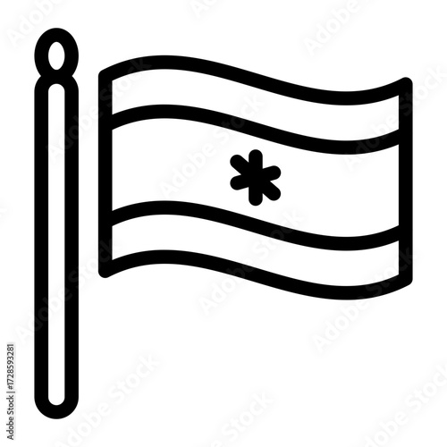 This Argentine Flag icon is suitable for the Argentine culture, etc.