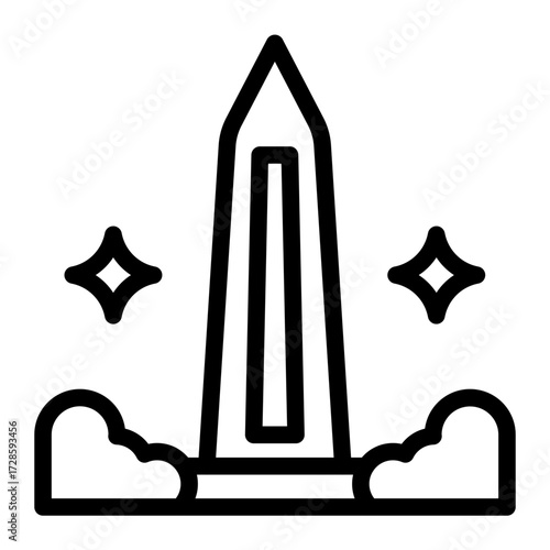 This Obelisco icon is suitable for the Argentine culture, etc.