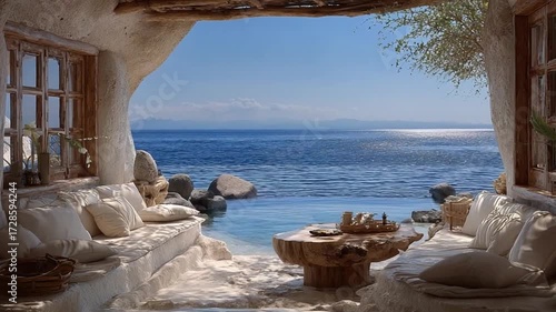 Luxury Seaside Retreat with Infinity Pool and Ocean View Creating Serene Getaway Experience