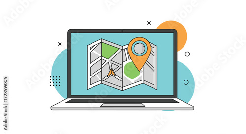 Online mapping tool for finding local places and directions.