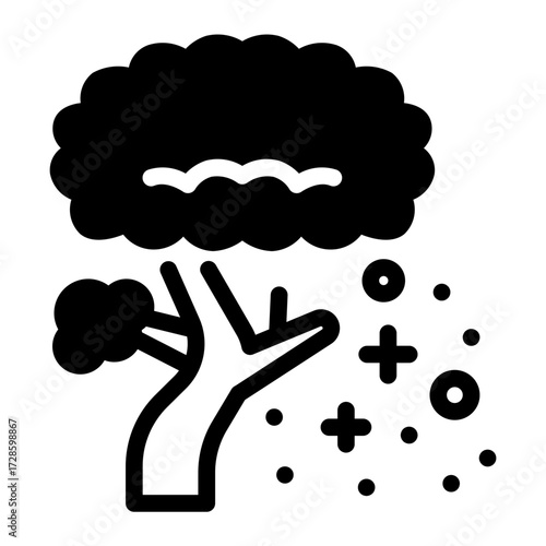 This Jacaranda Tree icon is suitable for the Argentine culture, etc.