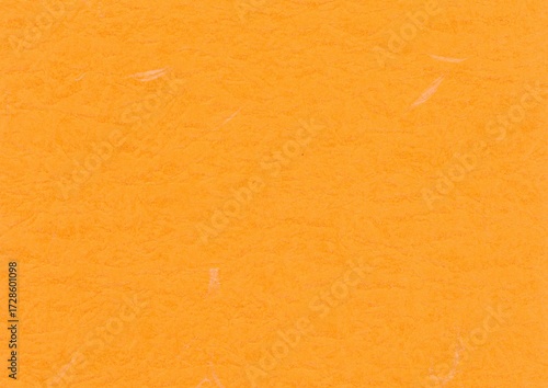 Handmade Japanese Washi Paper Texture orange Fibrous Background