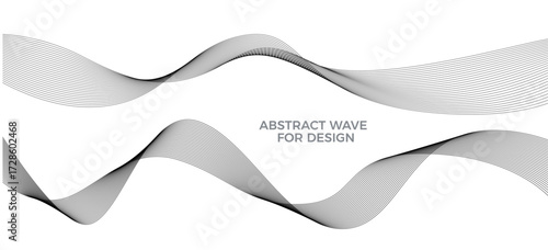 Obraz na płótnie Elegant Wave Patterns Abstract Designs for Modern Backgrounds