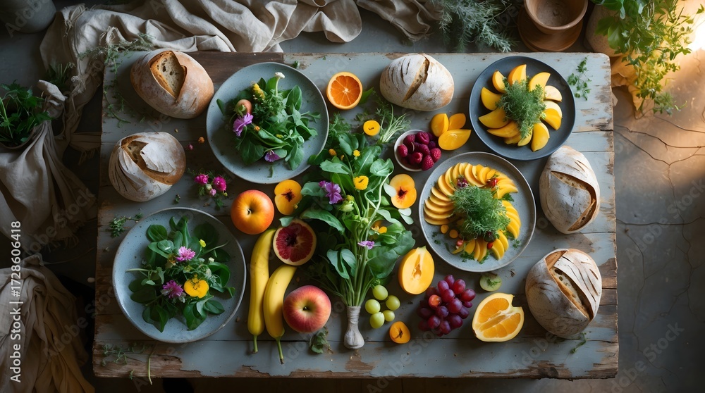 Fototapeta premium Lucky fourleaf clover on a beige envelope, symbolizing good fortune