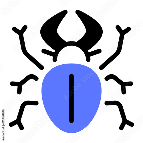 This Beetle icon is suitable for Pest Control, and related fields.