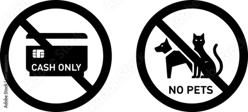 Cash Only and No Pets Signs: Symbolic Restrictions for Businesses and Public Spaces
