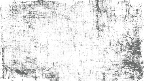  Distressed Effect. Vector abstract monochrome, effect Black and white scratched frame Grunge background black and white. Monochrome texture. Vector pattern Black grunge texture background. Distress 