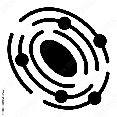 This Galaxy icon is suitable for Science Fiction, Sci-fi Film, etc.