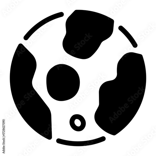 This Planet icon is suitable for Science Fiction, Sci-fi Film, etc.