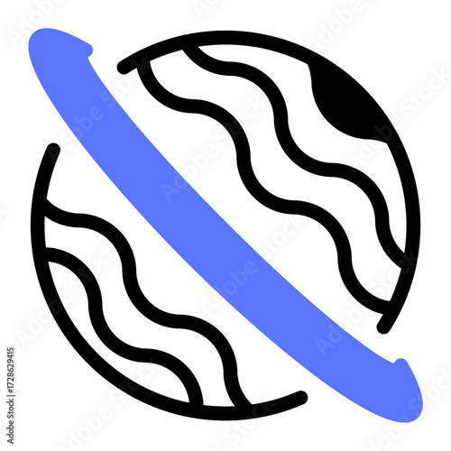 This Planet Ring icon is suitable for Science Fiction, Sci-fi Film, etc.