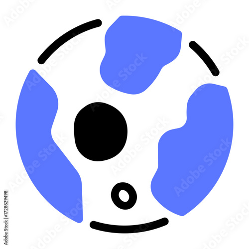 This Planet icon is suitable for Science Fiction, Sci-fi Film, etc.