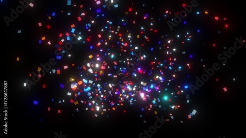 Wallpaper Mural christmas particles glitter confetti sparkles background Torontodigital.ca
