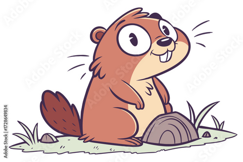 squirrel with acorn