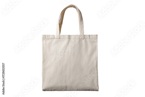 Simple off-white tote bag