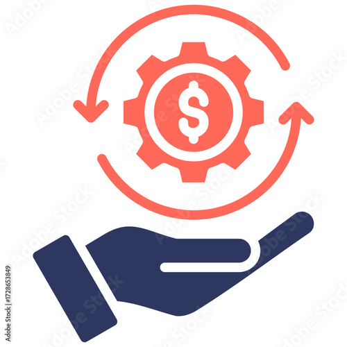 Business Expansion glyph color icon