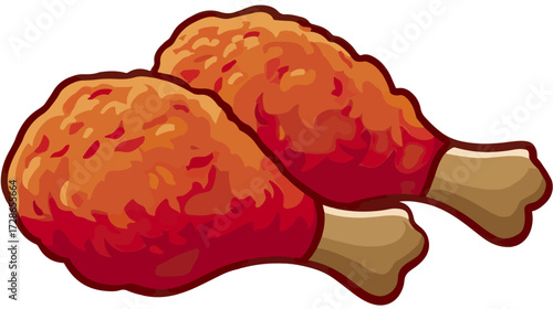 Crispy fried chicken thighs