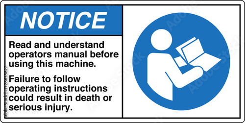 73 NOTICE Refer To Instructio...