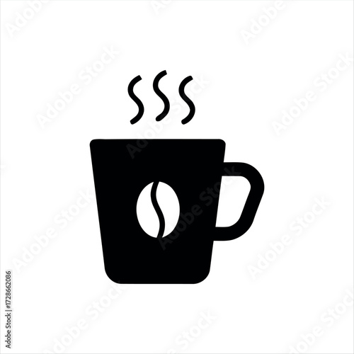 coffee icon. A clean design perfect for café logos, apps, or beverage illustrations