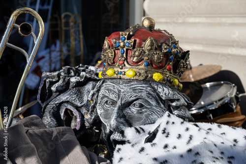 Königskrone als Fasnachtsschmuck, Luzern, Schweiz
