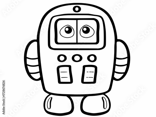 cartoon mobile phone