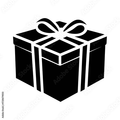 Gift box present with ribbon vector graphic design for birthday christmas and special occasions use 90