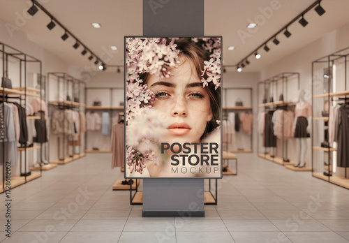 Clothing Store Poster Mockup