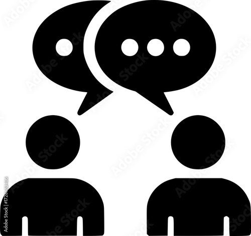 Icono de Charla, Comunicación, Chat