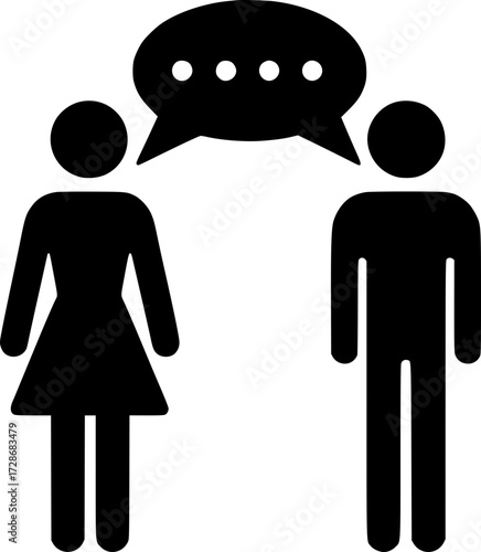 Icono de Charla, Comunicación, Chat